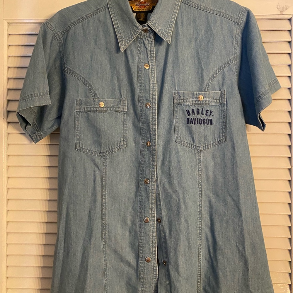 Harley-Davidson Blue Denim Woman’s Shirt
